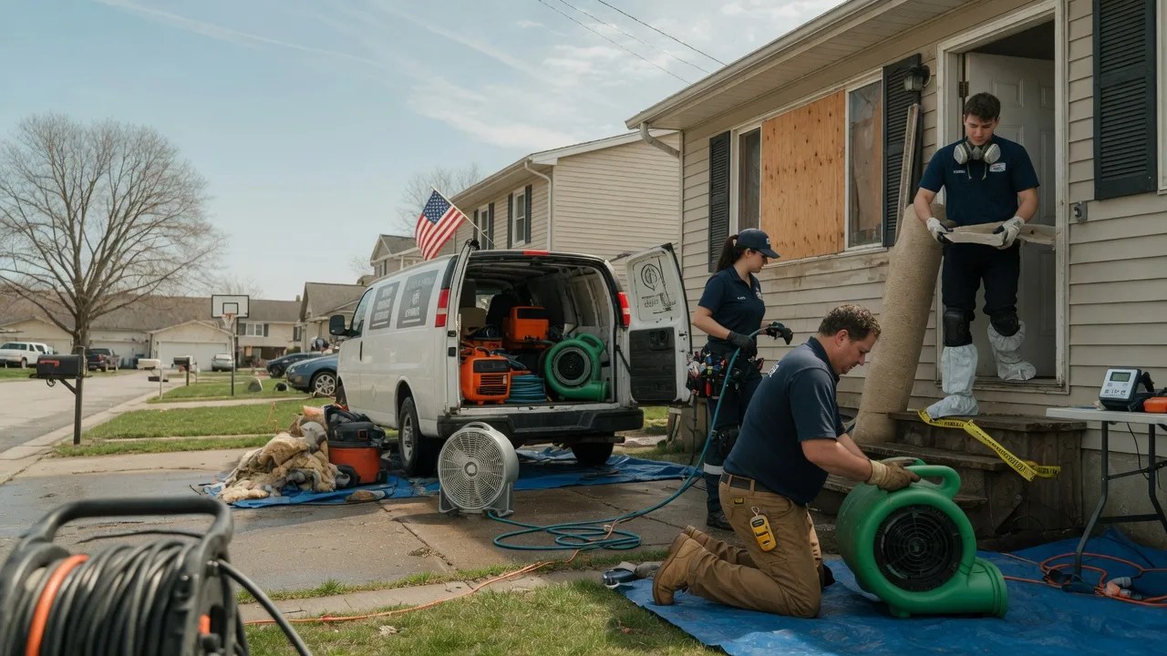 Water Damage Restoration in Mapleton, KS near me